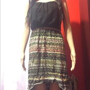 Summer strapless dress